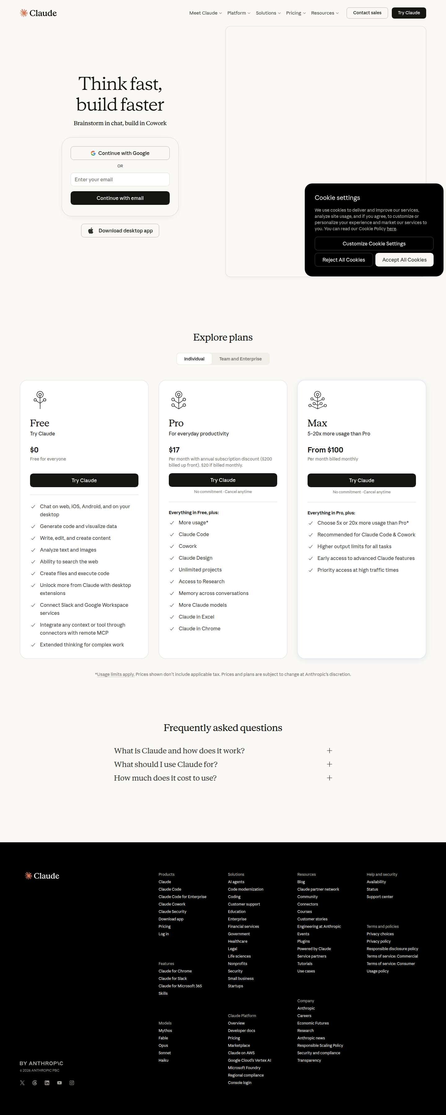 claude.ai website preview