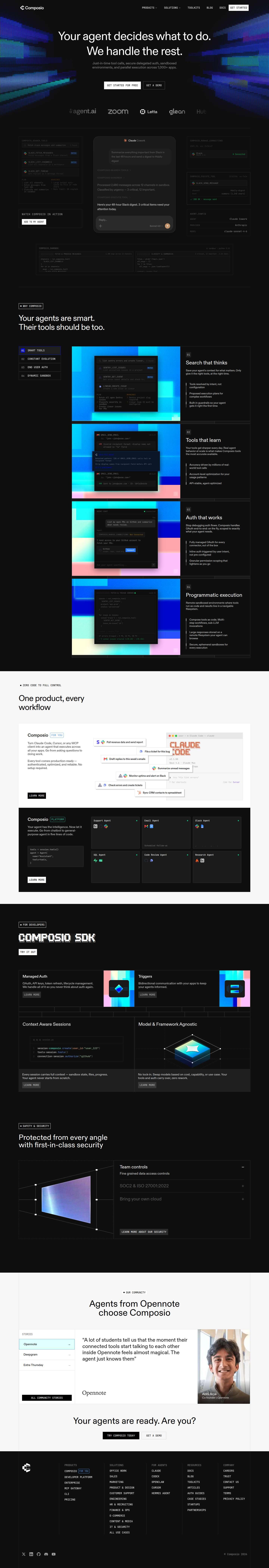 composio.dev website preview
