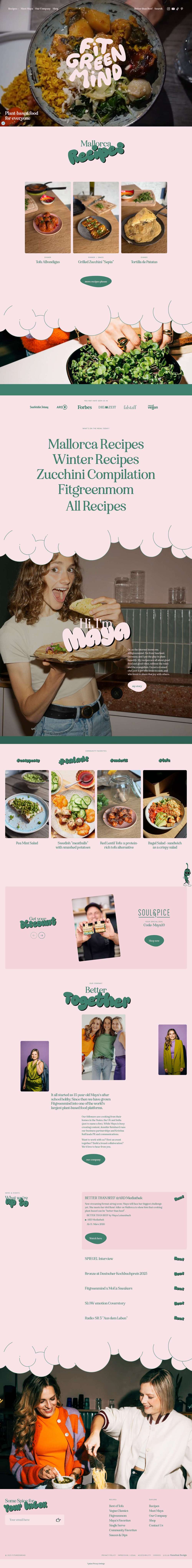 Fitgreenmind – Delicious plant-based recipes & deals🌱 website preview