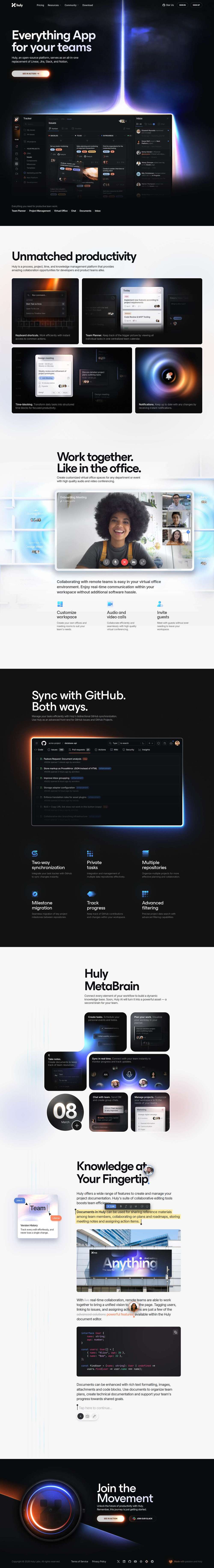 Everything App for your teams website preview