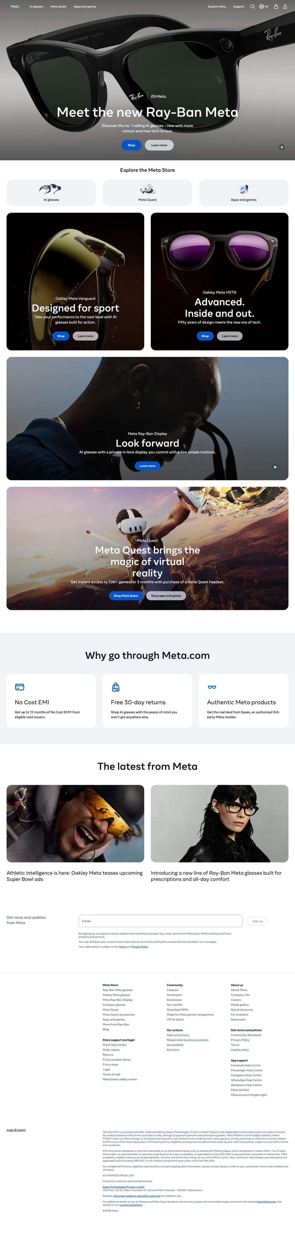 meta.com website preview