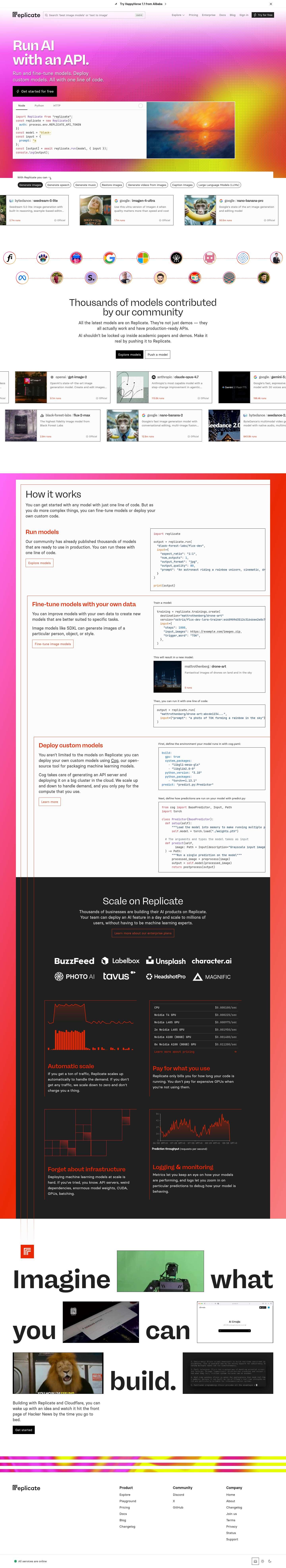 replicate.com website preview