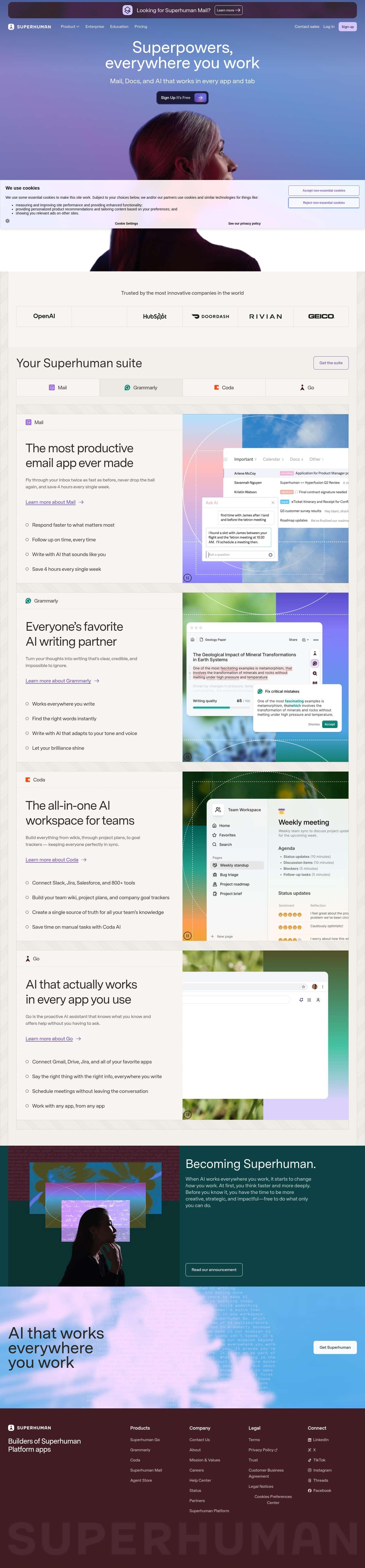 superhuman.com website preview